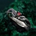 Serpentine Embrace Ring: Twisted and Entwined Snake Band