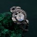Scale of the Dragon Ring: Mythical Silver Design