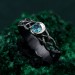 Mystical Elven Ring Set - Sun and Moon Design with Dark Silver Vine Bands
