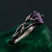 Nature-Inspired Ring with Elegant Branches and Leaves Design