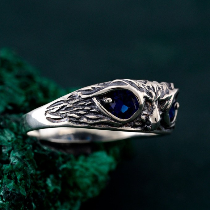 Silver Owl Ring: Elegant Wisdom & Enchantment Band