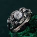 Scale of the Dragon Ring: Mythical Silver Design