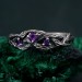Nature's Embrace Engagement Band with Eternal Tree Branch Design