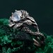 Scale of the Dragon Ring: Mythical Silver Armor Design