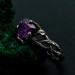 Handmade Topaz Twig Ring – Botanical Nature-Inspired Jewelry