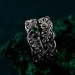 Nature's Embrace Oak & Acorn Wedding Bands