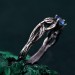 Leafy Branch with Topaz Ring – Nature-Inspired Gemstone Jewelry