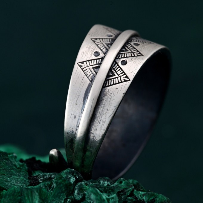Mystical Boho Ring - Free Spirit Silver Adjustable Ring