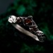 Silver Forest Chevron Wedding Band: Nature-Inspired Wooden Harmony