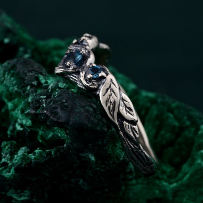 Wedding Ring Wooden Harmony – Forest Branch Design, Wooden Wedding Branch, Branch of Love Wedding Band