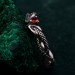 Serpentine Embrace Ring: Twisted and Entwined Snake Band