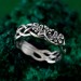Silver Branch Ring: Nature-Inspired Harmony Band for Her & Him