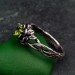 Silver Twisted Vine Engagement Ring - Romantic Forest-Inspired Jewelry