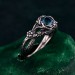 Elegant Sterling Silver Ring with Topaz Gemstone