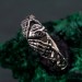 Handcrafted Silver Heart Embrace Ring – Eternal Love Symbol with Artistic Hands