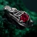 Rustic Elegance Twig Ring: Enchanted Forest Design