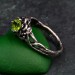 Silver Twisted Vine Engagement Ring - Romantic Forest-Inspired Jewelry