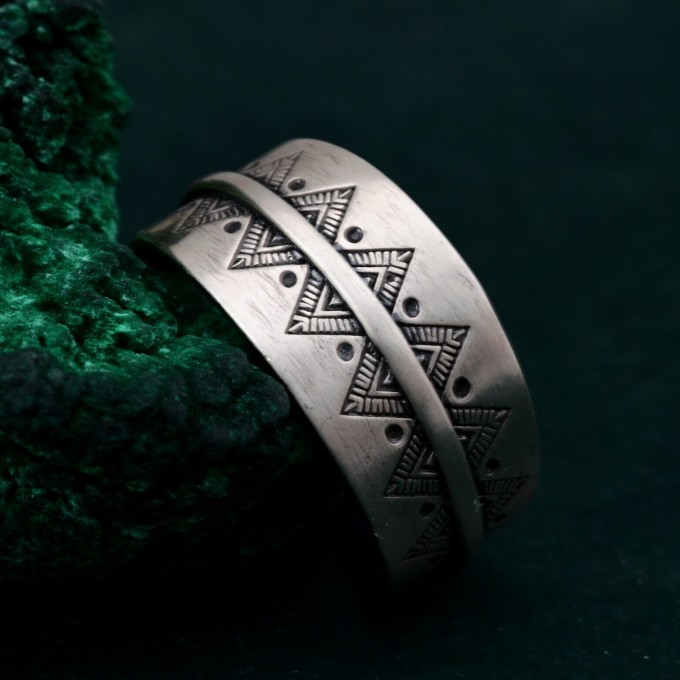 Mystical Boho Ring - Free Spirit Silver Adjustable Ring